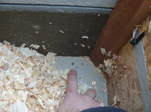 drain holes in the nest boxes