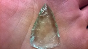 Craig Glass bottle arrowhead