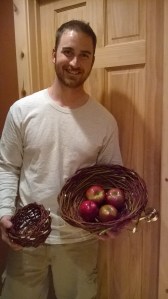 Craig with baskets